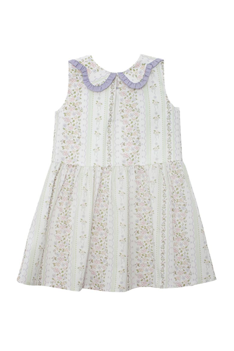 Graceful Garden Floral Dress, Alternate, color, Purple