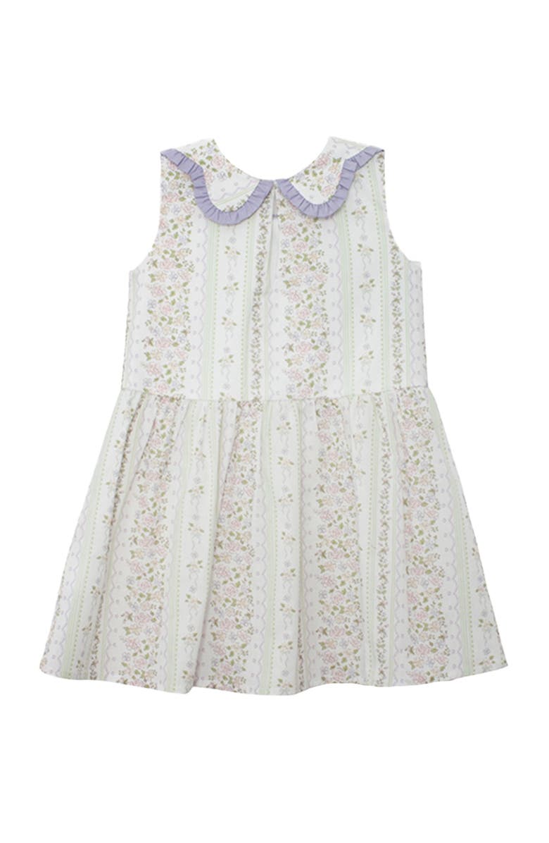 Mabel + Honey Graceful Garden Floral Dress, Alternate, color, Purple