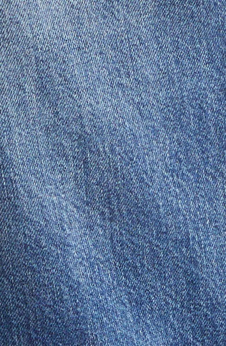 Maison Margiela Ripped Patched Panel Straight Leg Jeans, Alternate, color, Medium Blue