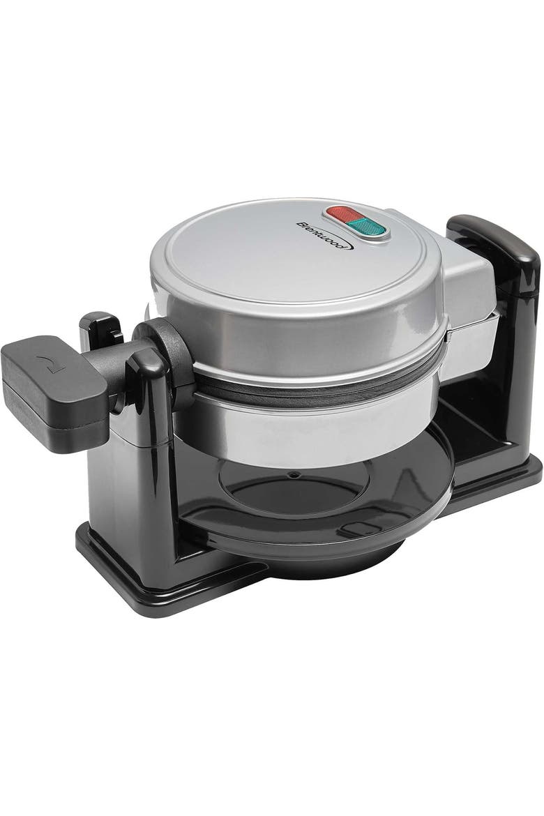 Electric Belgian Waffle Maker, Main, color, Silver