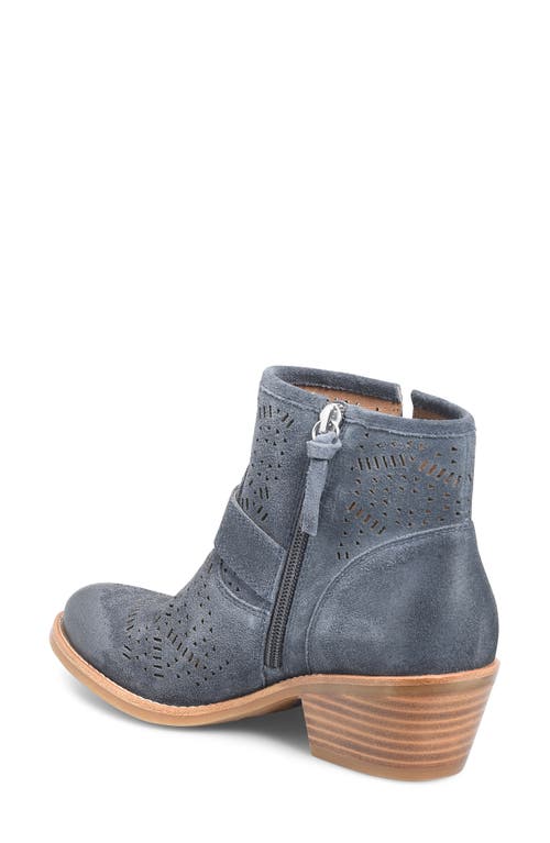 Söfft Adriana Block Heel Bootie In Blue