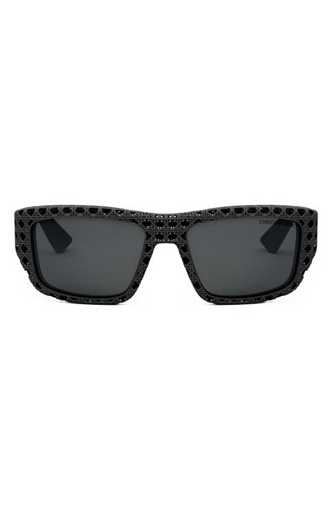 DIOR スクエアフレムメカネ MINICDOS2I 1200BLACK DIOR Mini Square Optical Frame Black International Edition