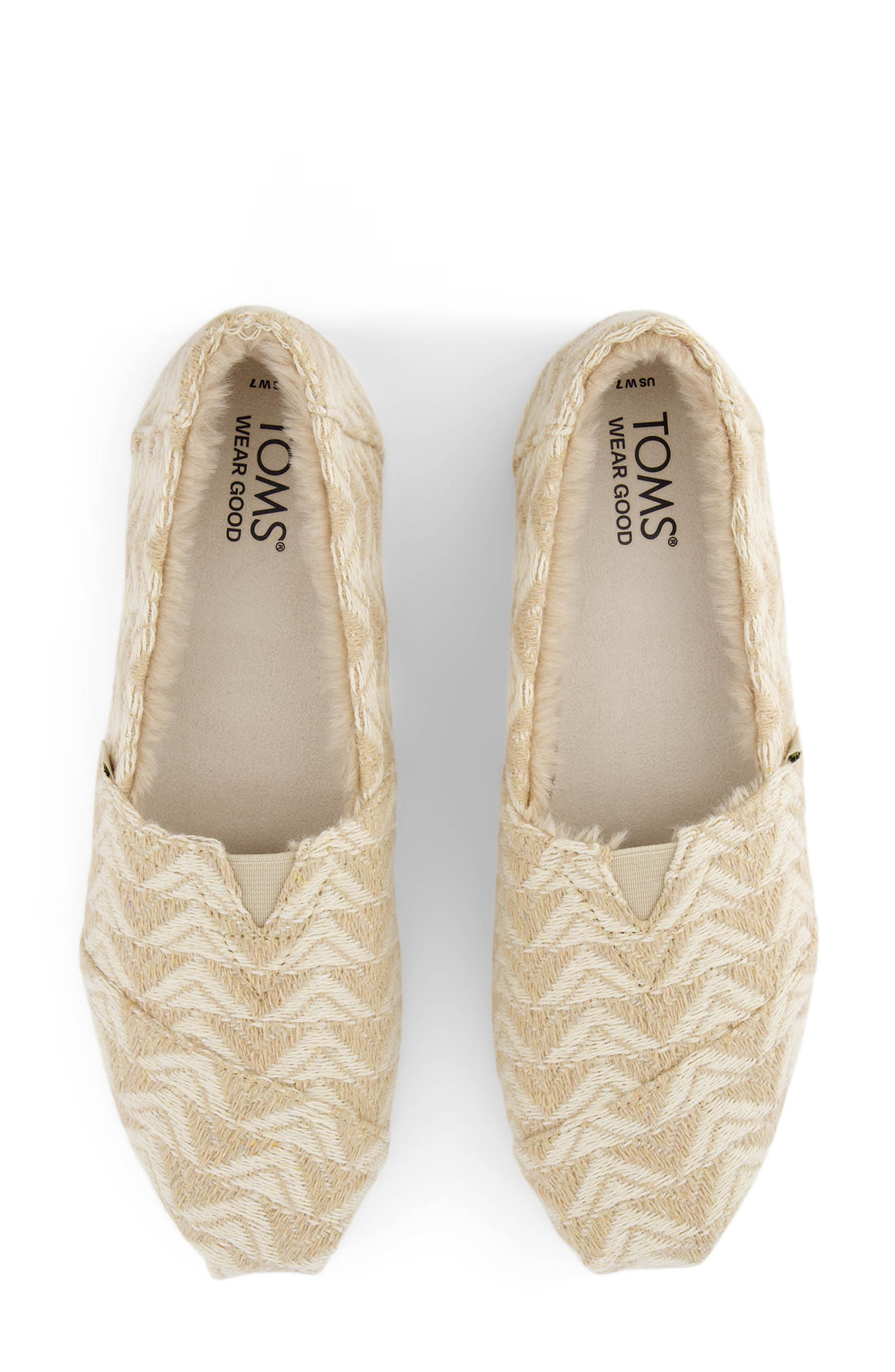 TOMS Alpargata Slip-On, Alternate, color, Natural