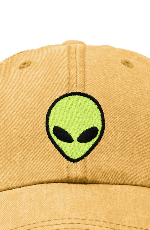 Dalix Alien Dad Cap In Washed Gold
