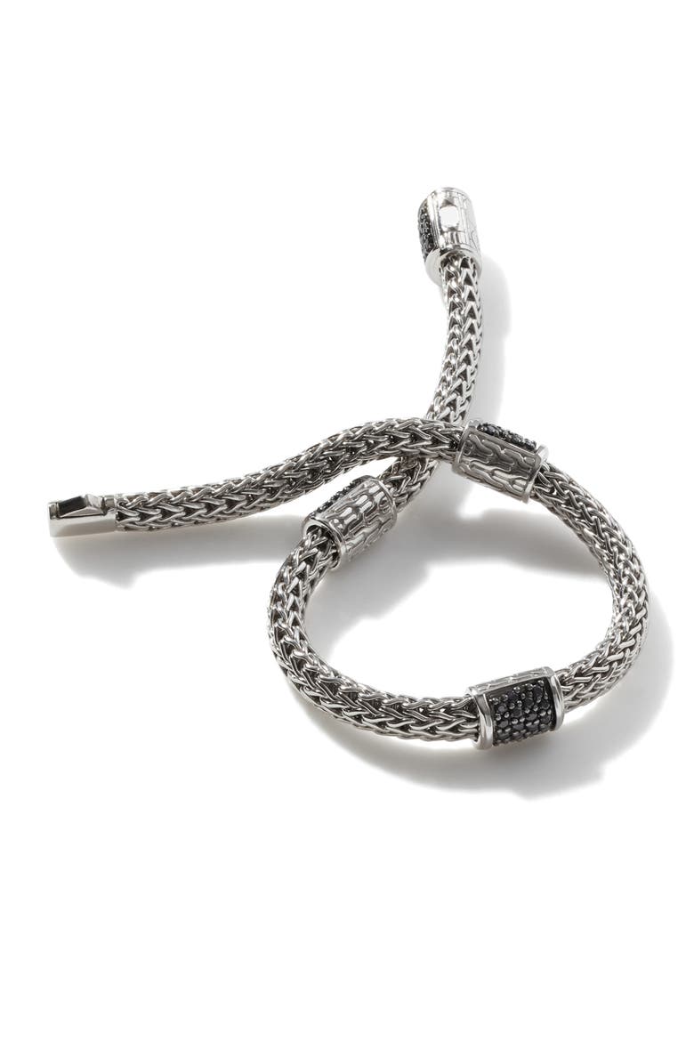Classic Chain Lava Rope Bracelet, Alternate, color, SILVER