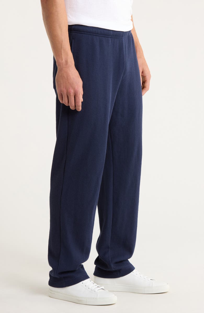 Museum of Peace & Quiet Wordmark Waffle Knit Pants, Alternate, color, Navy