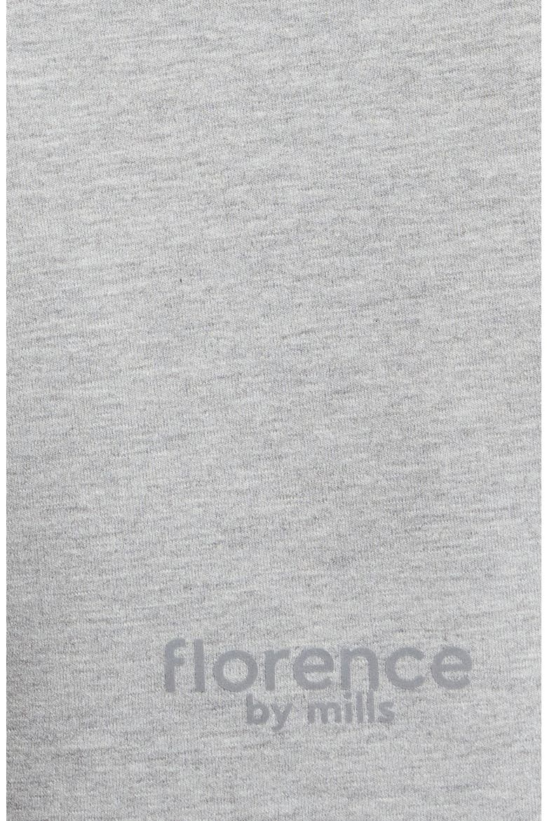 Crop Stretch Cotton Blend Track Jacket, Alternate, color, HEATHER GREY