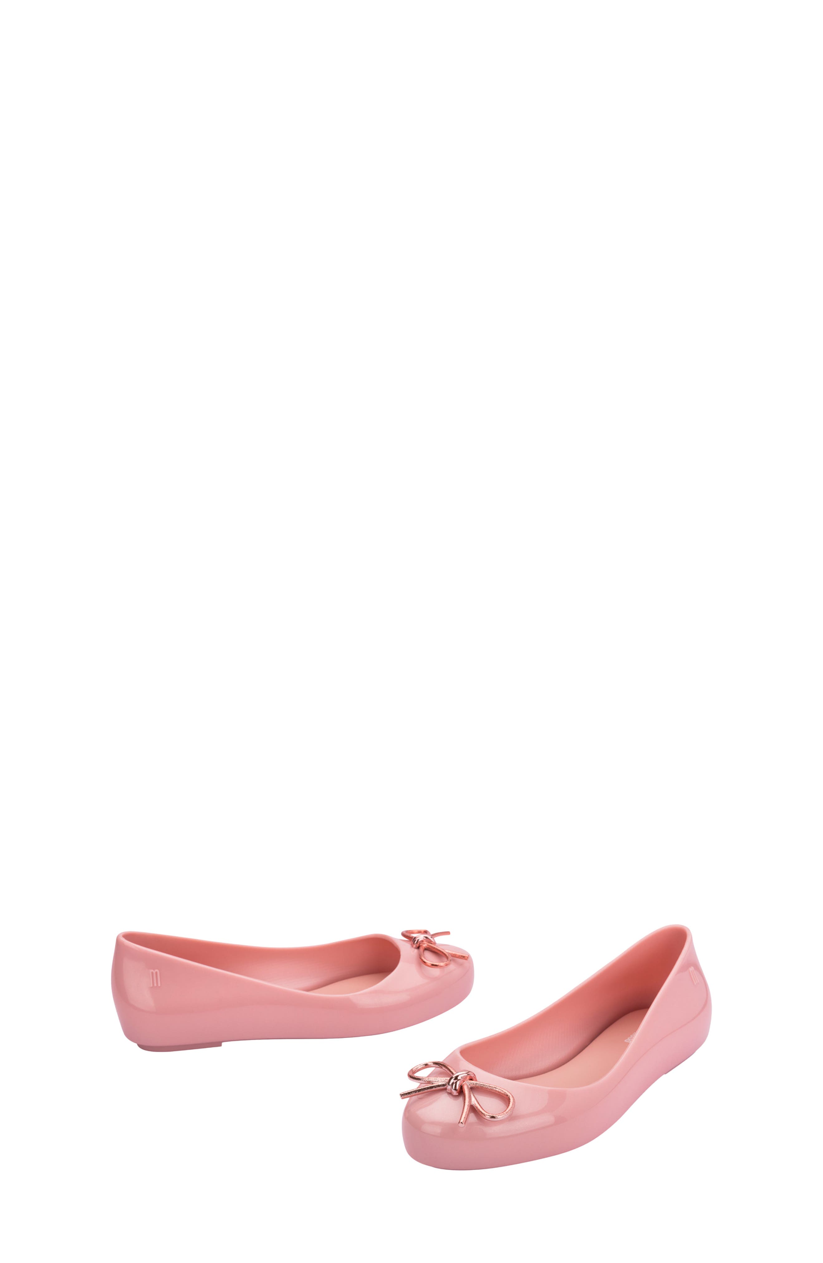 Kids' Sweet Love Flat, Alternate, color, METALLIC PINK