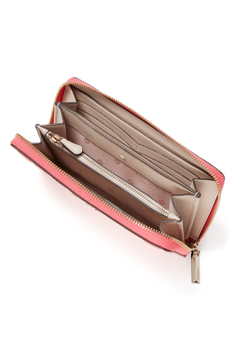 Kate Spade New York spencer dots continental wallet, Alternate, color,