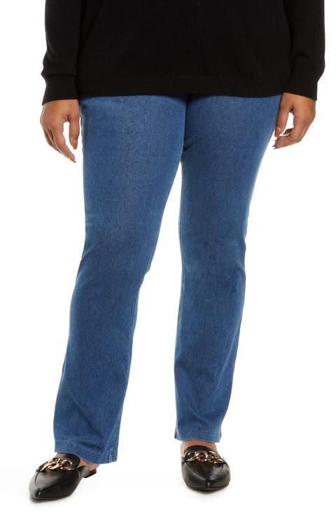 'Lyssentials Straight Leg Jeggings (Plus)