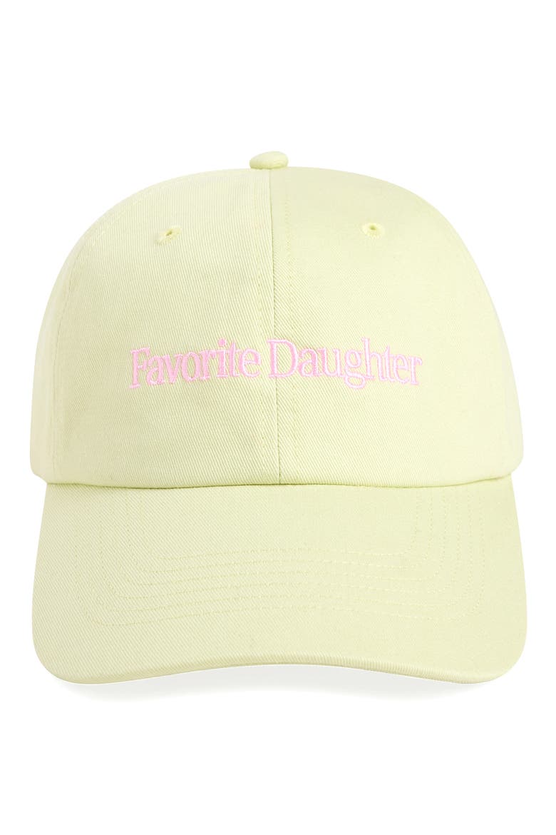 Classic Logo Cotton Twill Baseball Cap, Main, color, GREEN TEA