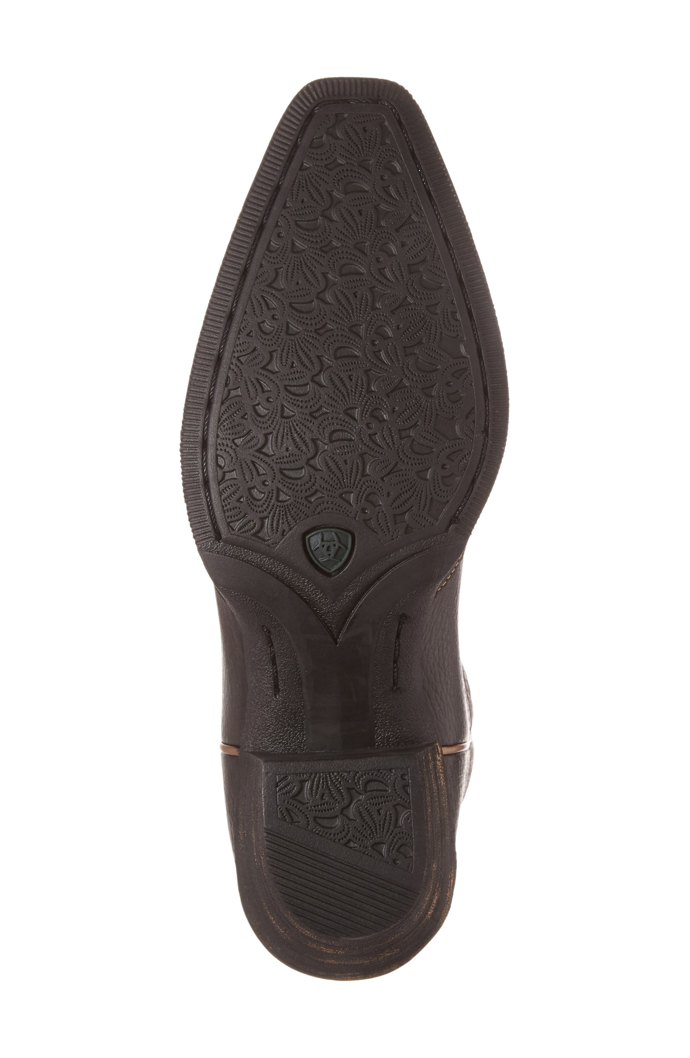 Ariat Round Up D-Toe Wingtip Western Boot, Alternate, color, 