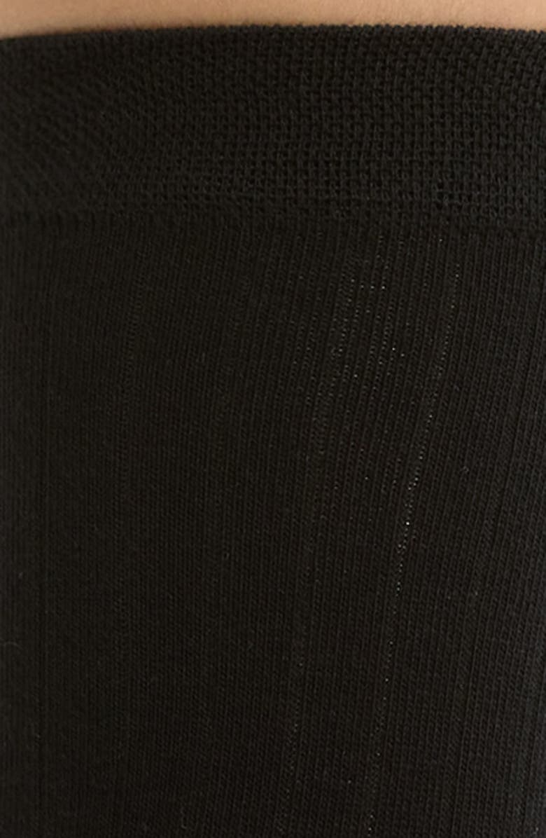 Nordstrom Ribbed Dress Socks, Alternate, color, Black