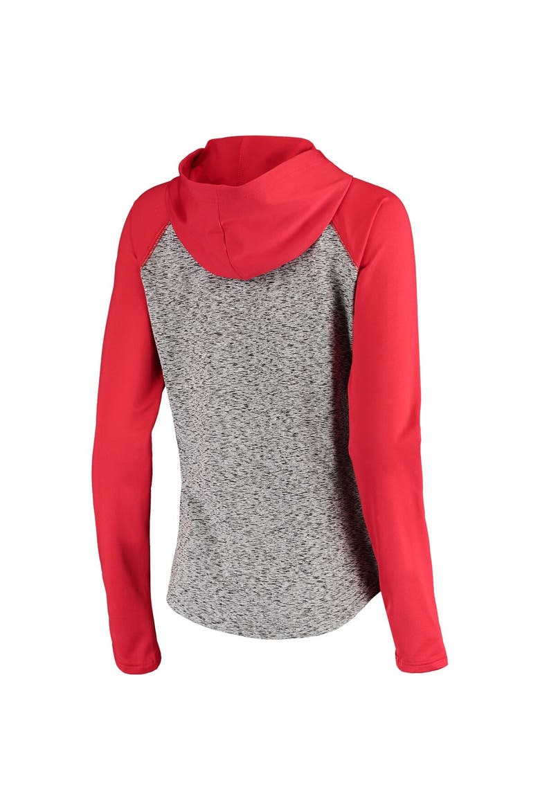Women's G-III 4Her by Carl Banks Heathered Gray/Scarlet San Francisco 49ers Championship Ring Pullover Hoodie, Alternate, color, Heather Gray