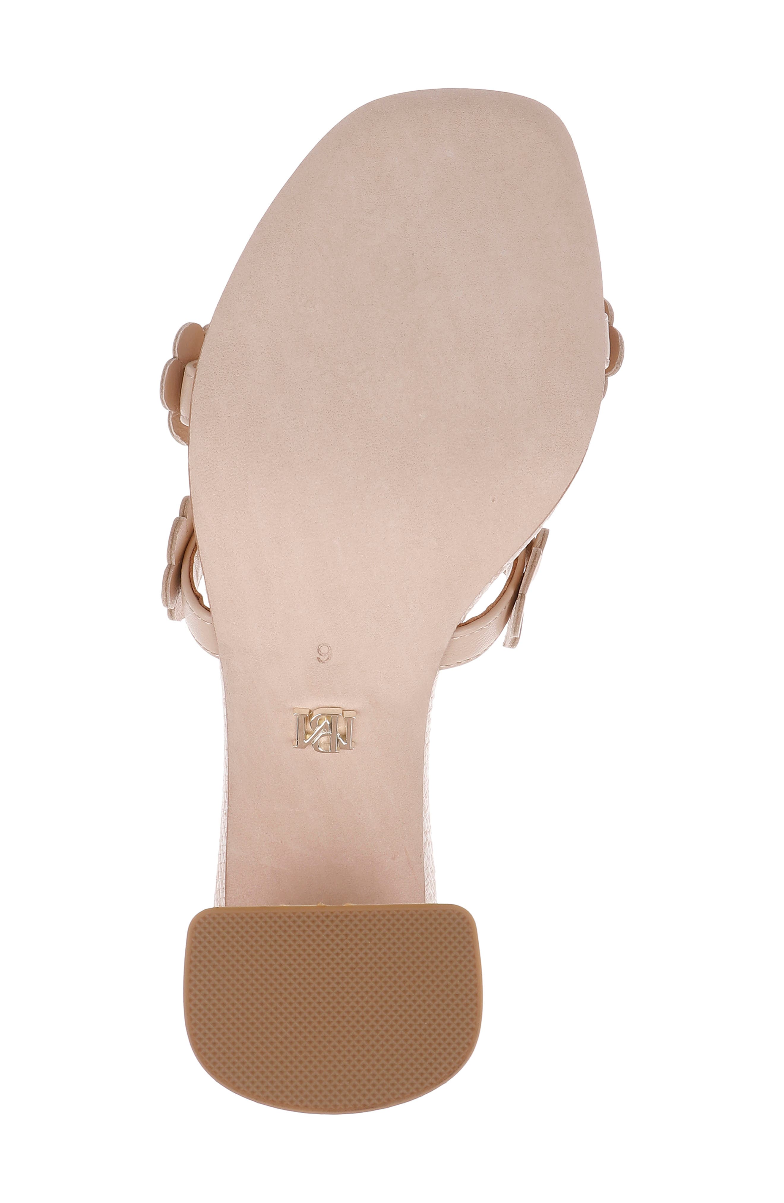 Badgley Mischka Collection Webster Slide Sandal, Alternate, color, Beige Leather