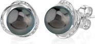 The Pearl Source Tahitian South Sea Pearl and Diamond Lexi Earrings