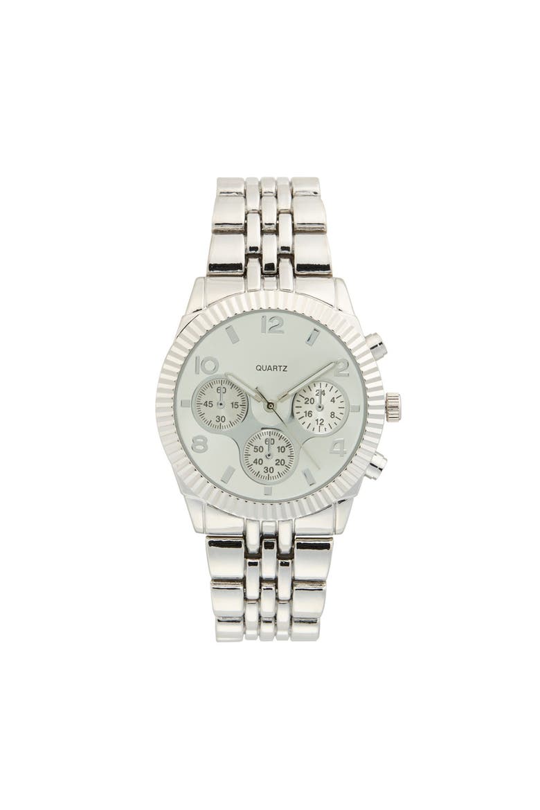 Bracelet Watch, 38mm, Main, color, SILVER