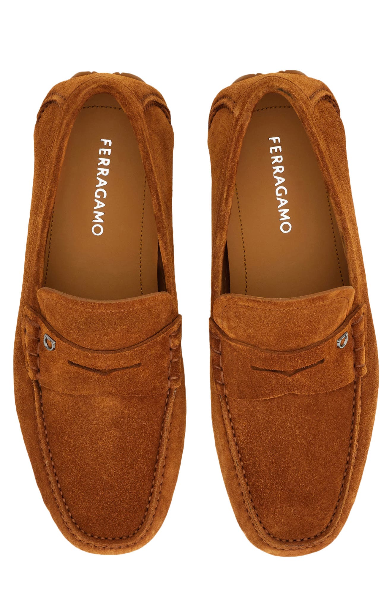 FERRAGAMO Timothy Driving Loafer, Alternate, color, Naturale New Biscotto