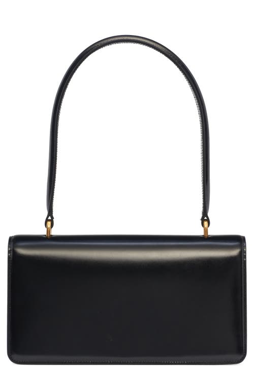 Valentino Garavani Vain Vlogo Leather Top-handle Bag In Black