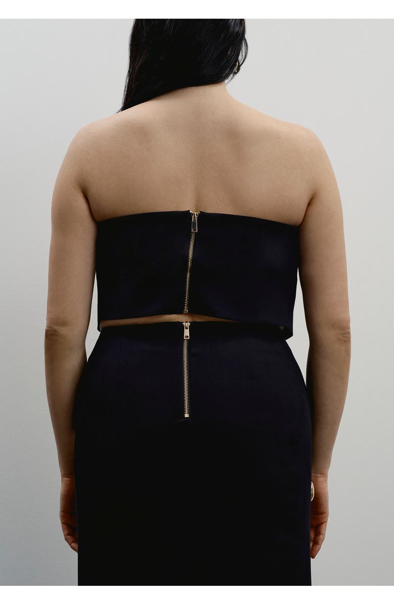 11 Honoré Embellished Strapless Top, Alternate, color, Black Beauty