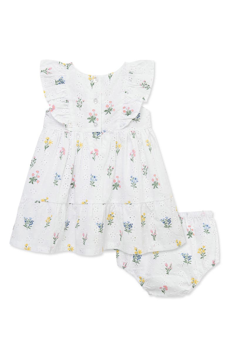 Little Me Eyelet Garden Sundress, Alternate, color, Floral