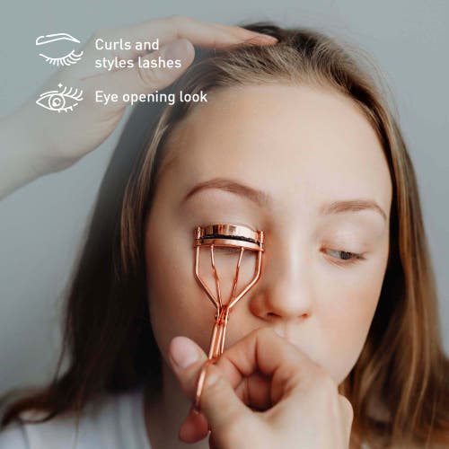 Pursonic Ultimate Eye Care & Beauty Bundle Wrinkle Care Eye Gel Patches + Salon Grade Eyelash Curler In Yellow