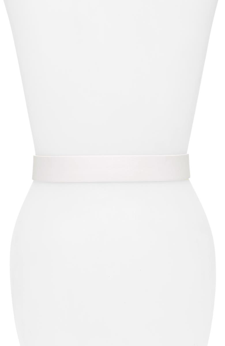 Halogen<sup>®</sup> Enamel Round Buckle Belt, Alternate, color,