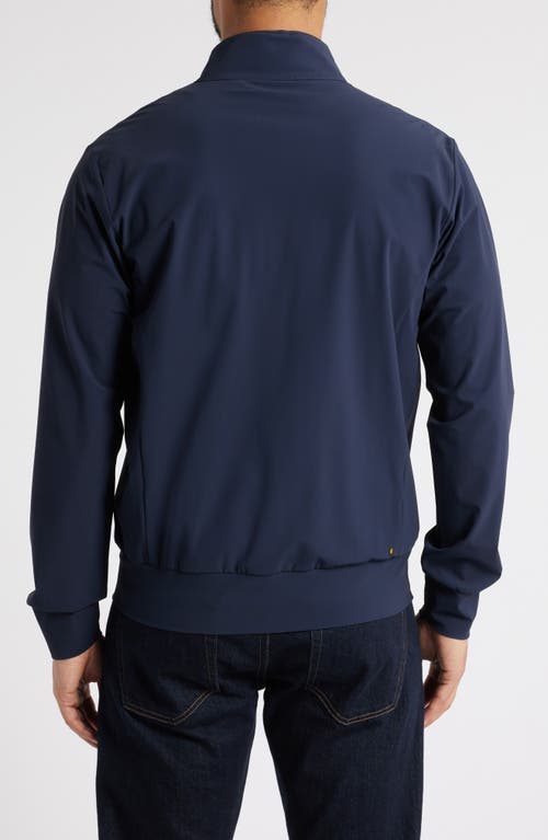 Save The Duck Tulio Front Zip Water Resistant Jacket In Navy Blue