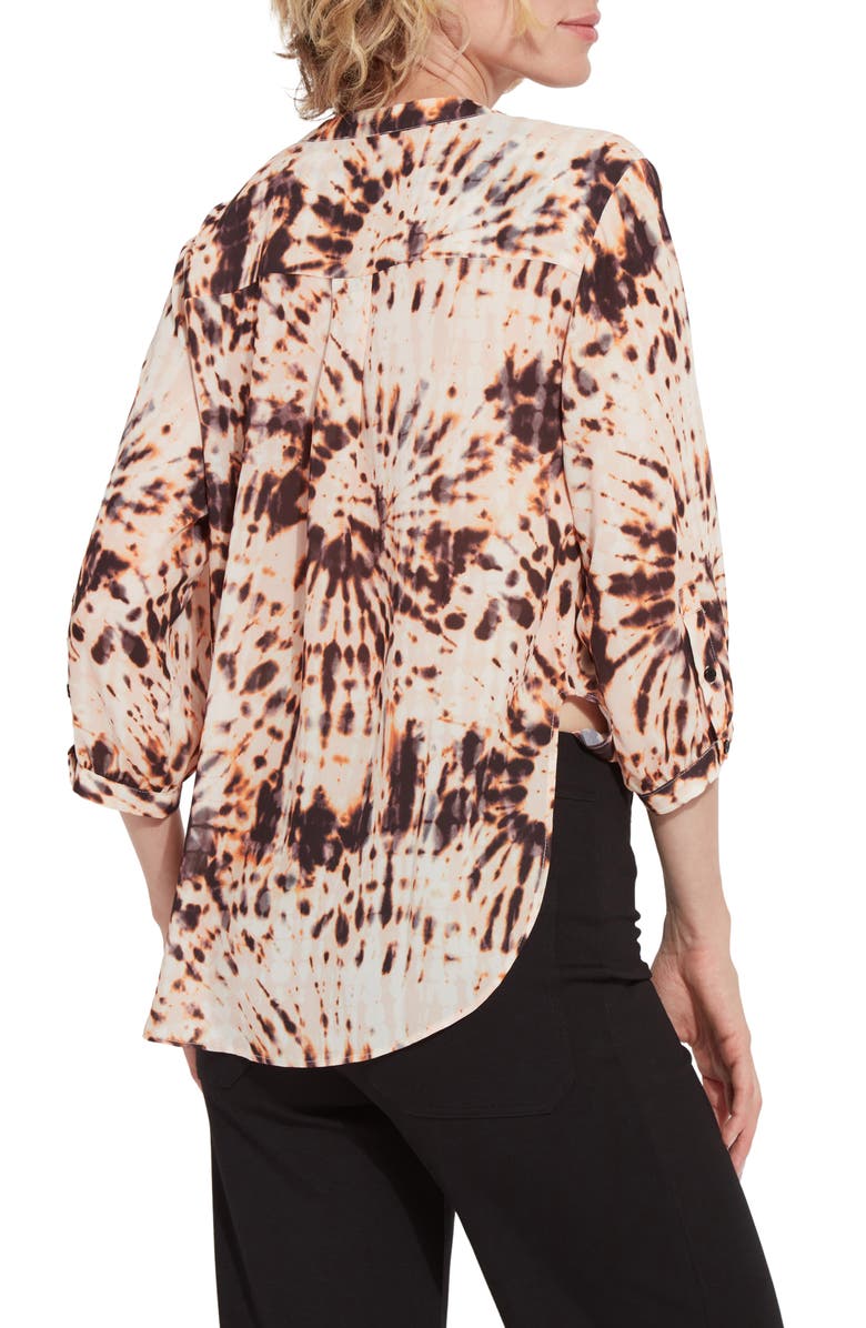 Lysse Piper Tie Dye Tunic, Alternate, color, Animated Twist
