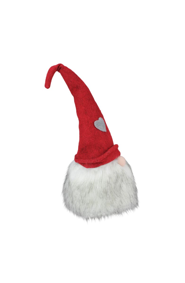 Northlight Gnome with Bendable Felt Hat with Heart Accent Christmas Decoration - 21", Alternate, color, 
