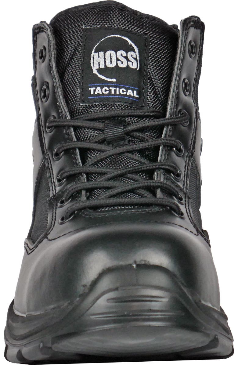 Hoss Boot Company HOSS Watchman 6 Inch Composite Toe Side Zip Work Boot, Alternate, color, Black