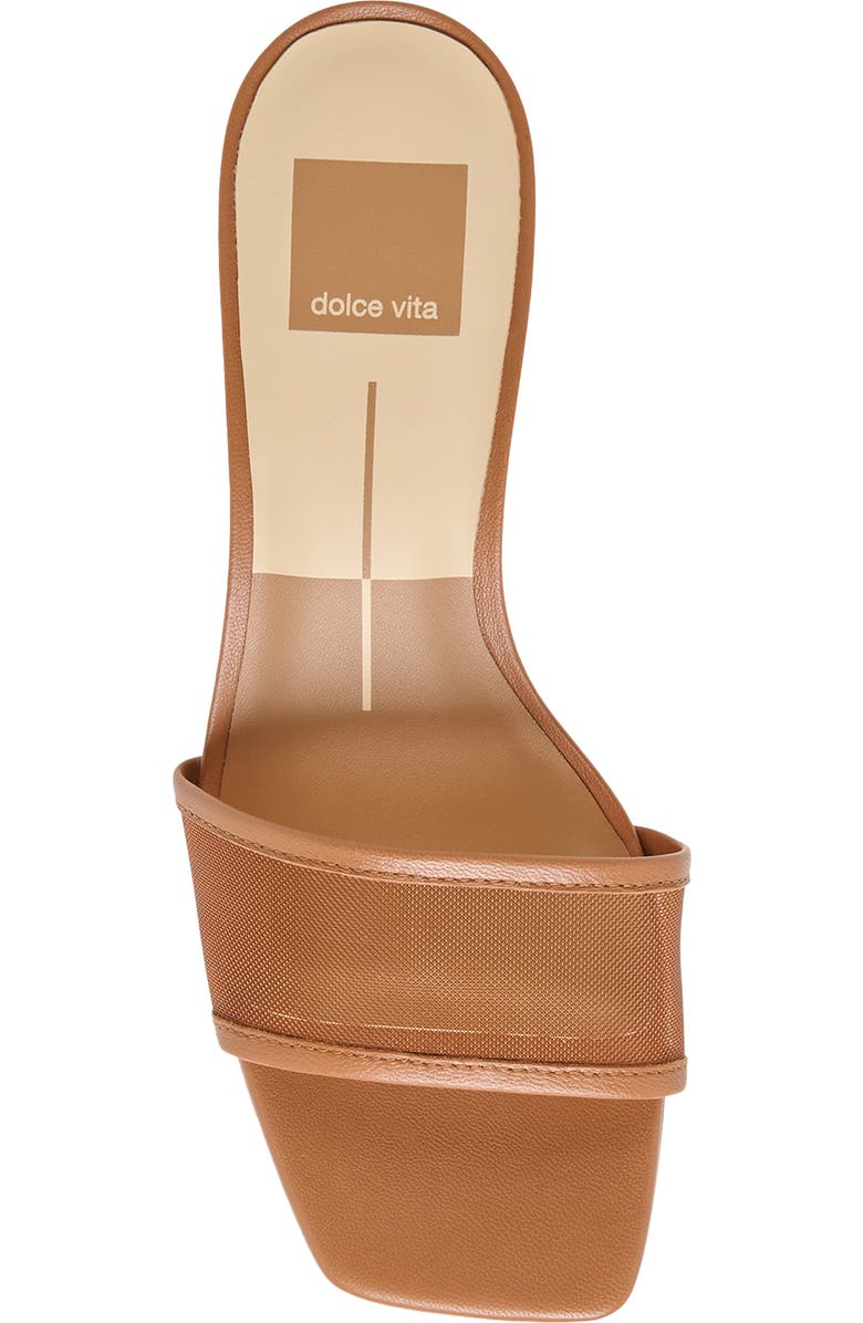Dolce Vita Rexa Mesh Sandal, Alternate, color, Caramel Mesh