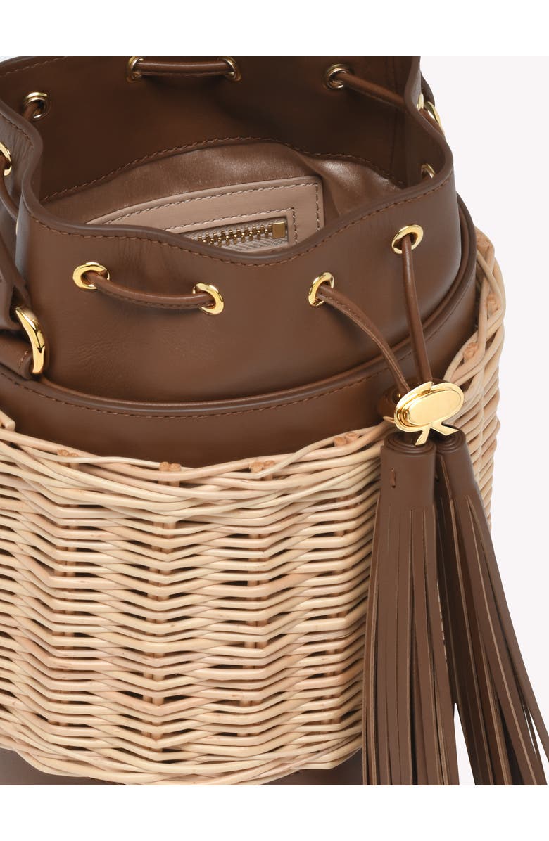 Gianvito Rossi Cestino Sienna Crossbody Bag, Alternate, color, Brown Leather