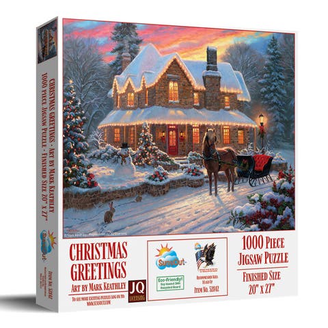 Christmas Greetings 1000 piece Jigsaw Puzzle for Adults
