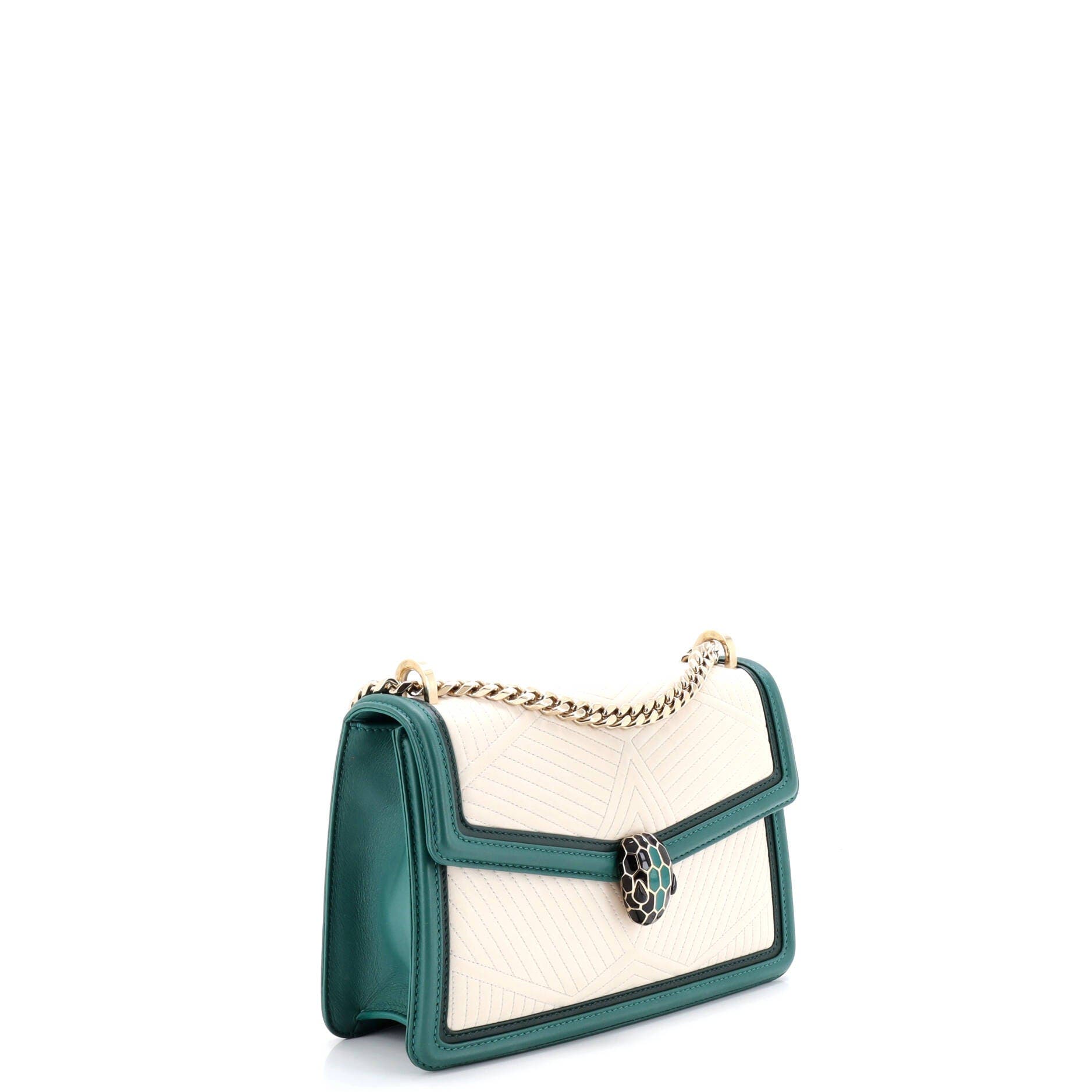 Serpenti Forever Shoulder Bag Quilted Leather Small, Alternate, color, None