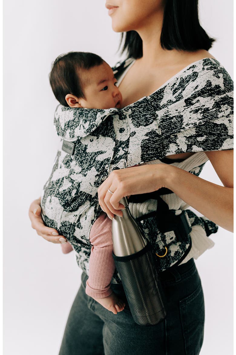 Pearl Newborn Carrier, Alternate, color, ABSTRACT BLACK & CREAM