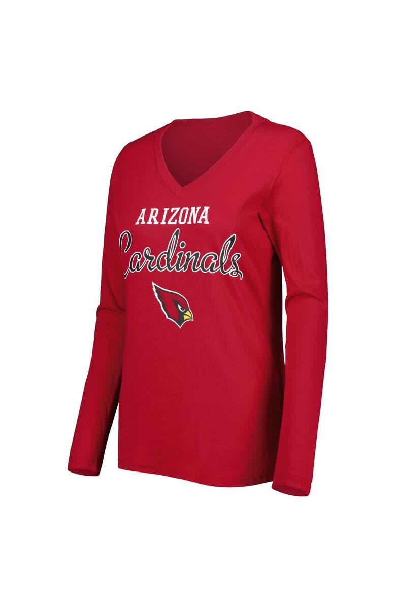 G-III 4HER BY CARL BANKS Women's G-III 4Her by Carl Banks Cardinal Arizona Cardinals Post Season Long Sleeve V-Neck T-Shirt, Alternate, color, Cardinal