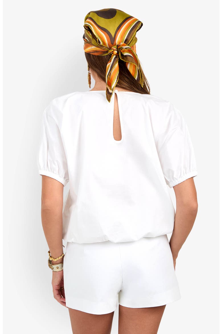 San Siro Top, Alternate, color, White