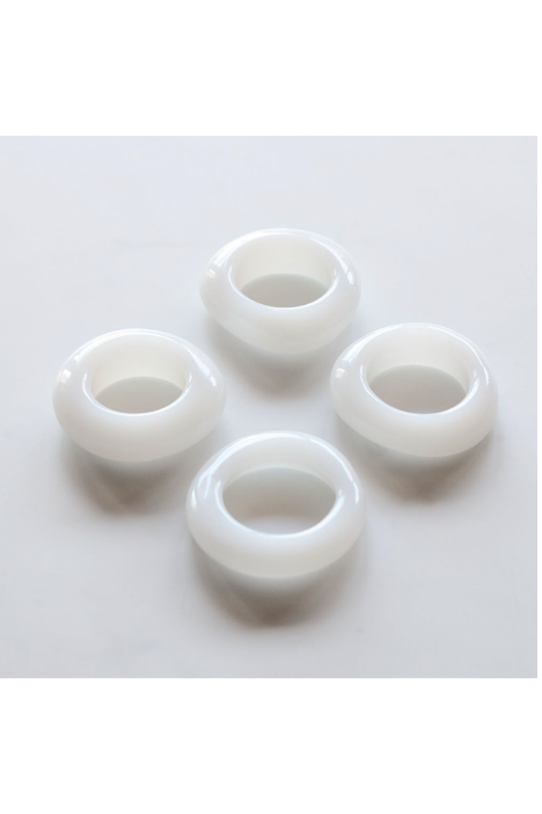 Napkin Rings, Main, color, White