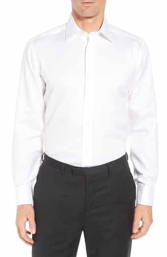 Horizontal Twill Regular Fit Tuxedo Shirt
