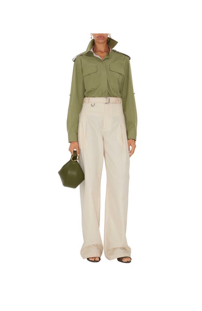 Burberry Cotton Poplin Shirt, Alternate, color, Wreath