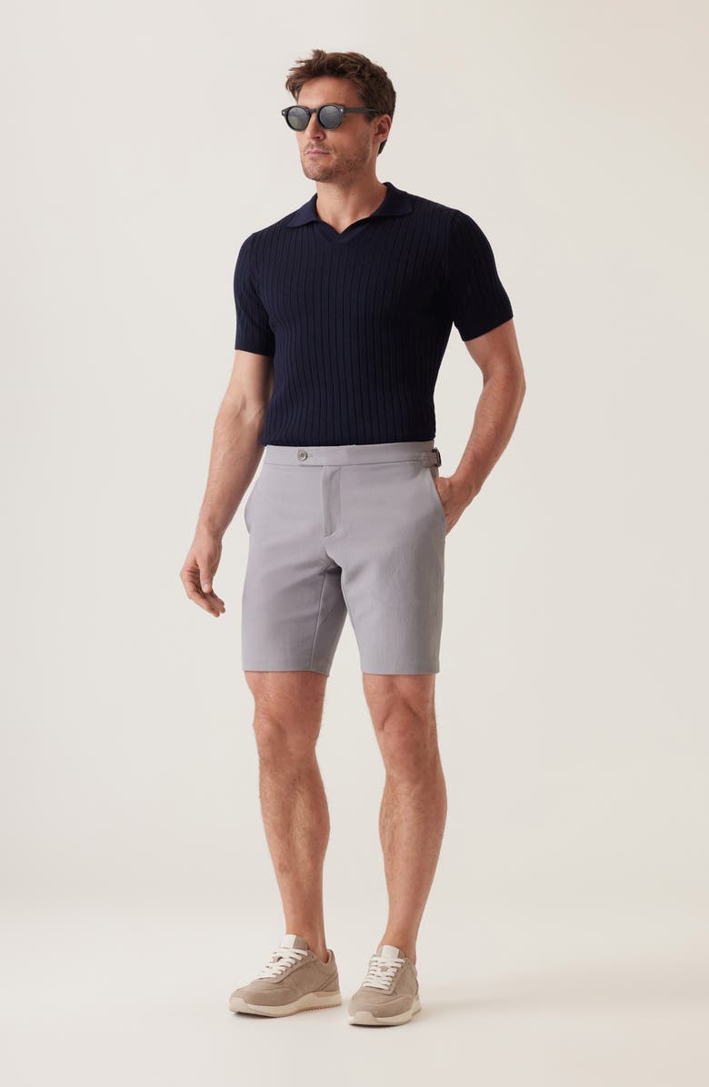 DEKE Discovery D-Ring Supernatural Sateen Bermuda Shorts, Alternate, color, Frost Gray