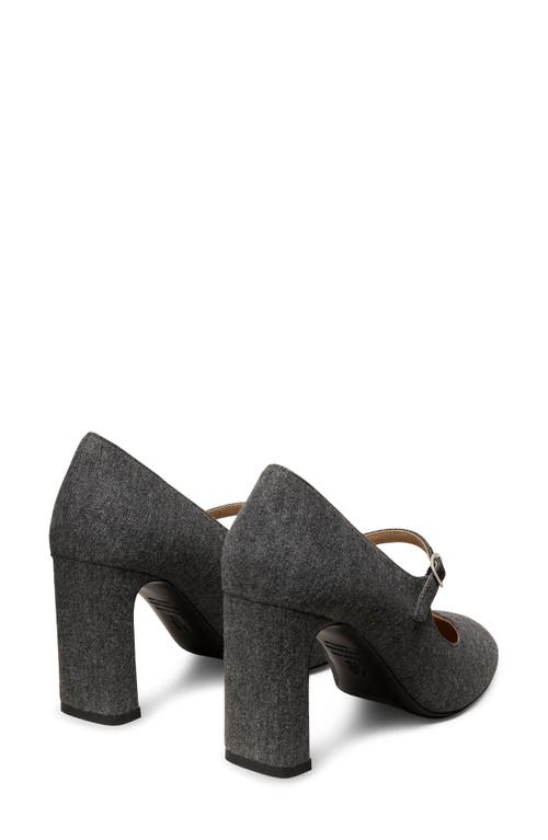 Stuart Weitzman Babette Mary Jane 85 Pump In Gray