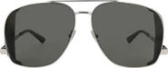 Saint Laurent 59mm Polarized Aviator Sunglasses