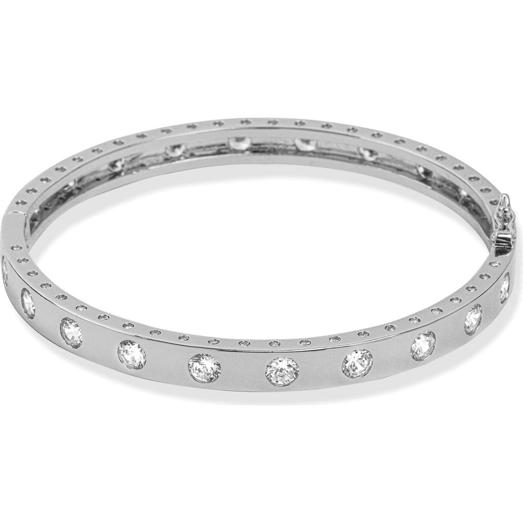 Melinda Maria Ashley Hinged Cuff In Silverhite