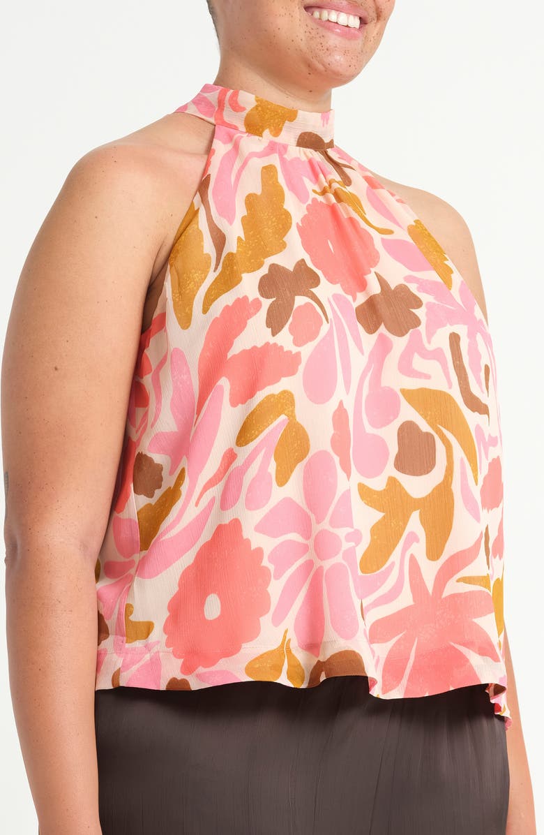 Estelle Luciana Print Sleeveless Chiffon Top, Alternate, color, 