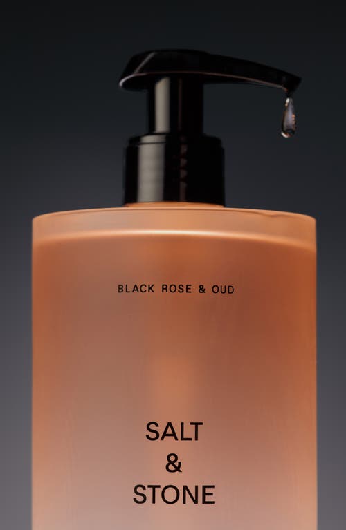 Salt & Stone Black Rose & Oud Refillable Body Wash With Niacinamide + Probiotic 32 oz / 946 ml In Refill