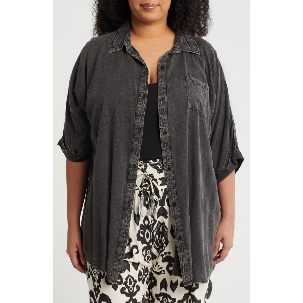 Boho Me Short Sleeve Button-up Shirt
