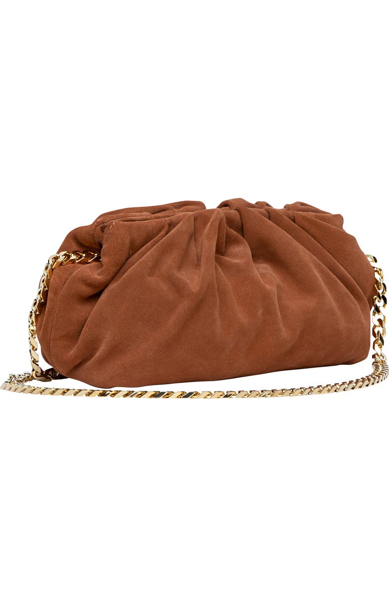 LISELLE KISS Julie Suede Clutch, Alternate, color,