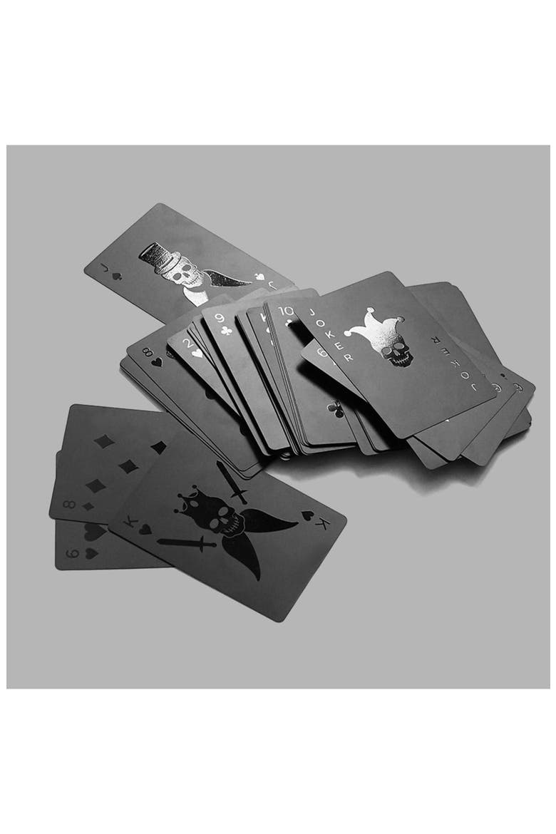 Blvck Playing Cards, Alternate, color, Black